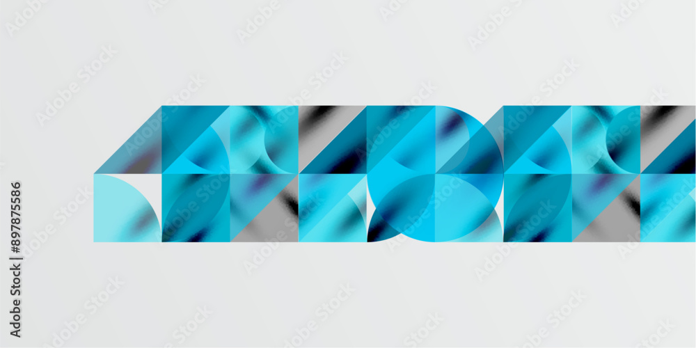 Triangles, round triangles and circles techno art. Vector Illustration For Wallpaper, Banner, Background, Card, Book Illustration, landing page Triangles, round triangles and circles techno art. Vector Illustration For Wallpaper, Banner, Background, Card, Book Illustration, landing page