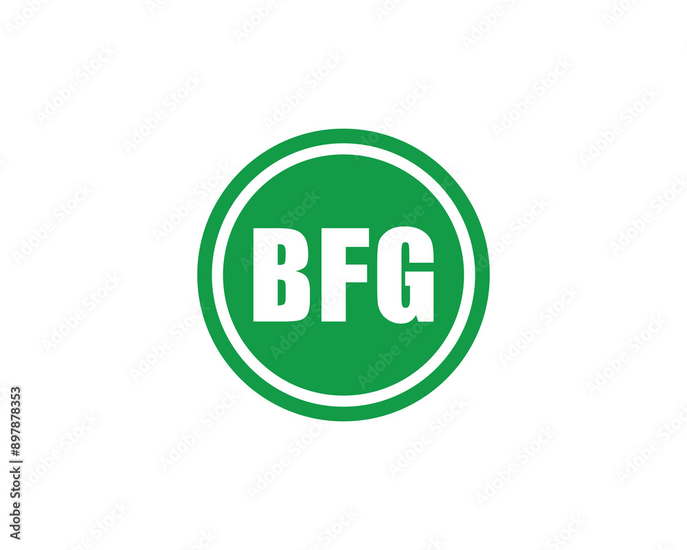 BFG logo design vector template. BFG logo design. BFG logo design vector template. BFG logo design.