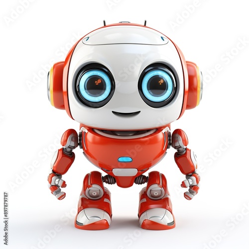 funny cartoon robot