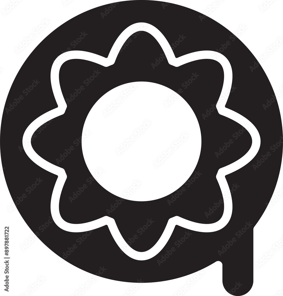 Donut Icon Illustration
