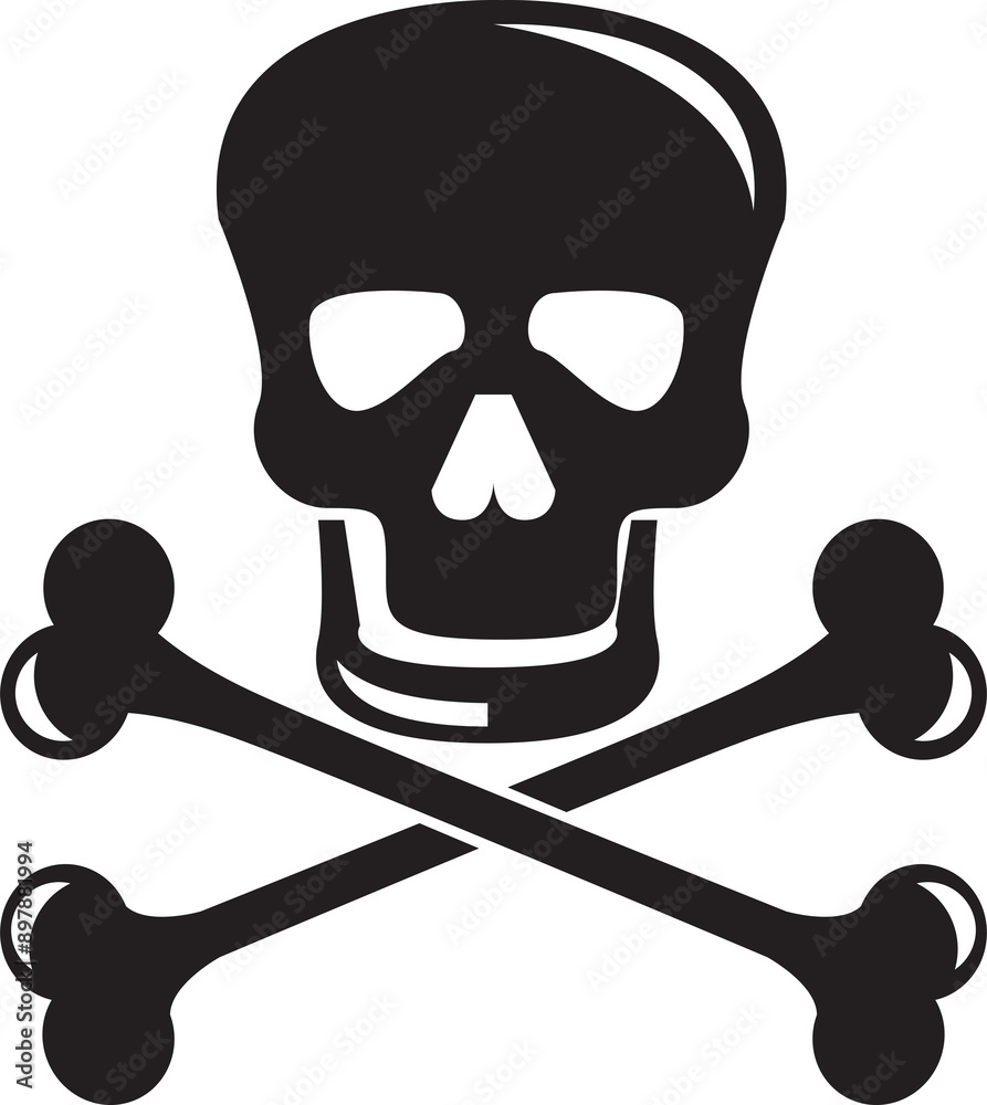 Skull with Crossbones Symbol
Skull with Crossbones Symbol