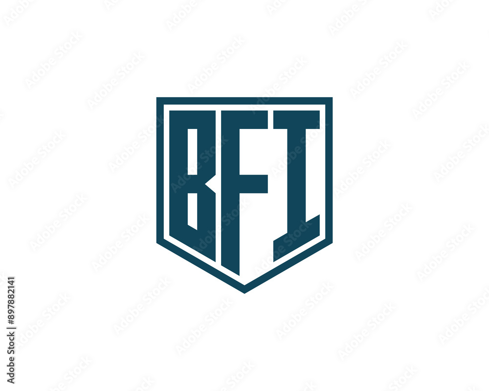 BFI logo design vector template. BFI logo design. BFI logo design vector template. BFI logo design.