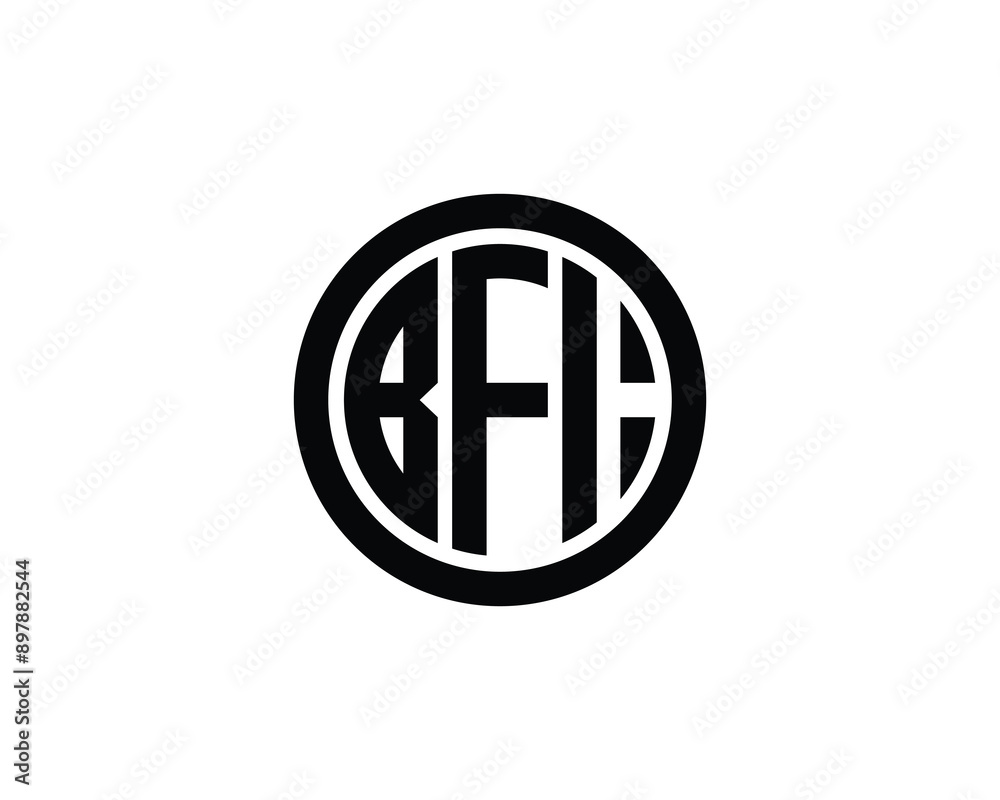 BFI logo design vector template. BFI logo design. BFI logo design vector template. BFI logo design.