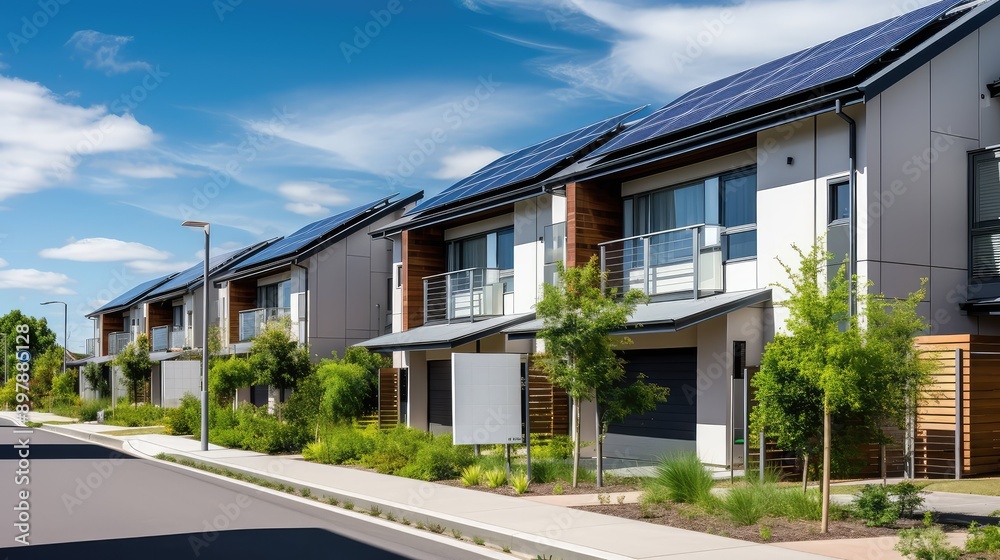 rooftops house with solar panels rooftops house with solar panels