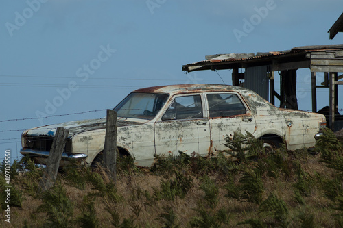 Abandoned car Australia