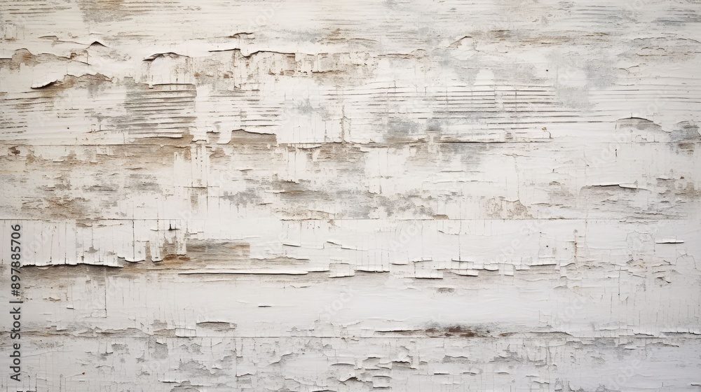 Naklejka premium distressed wood white texture