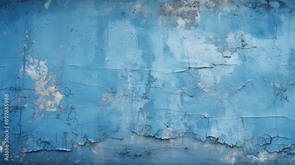 Obraz premium faded blue background wall
