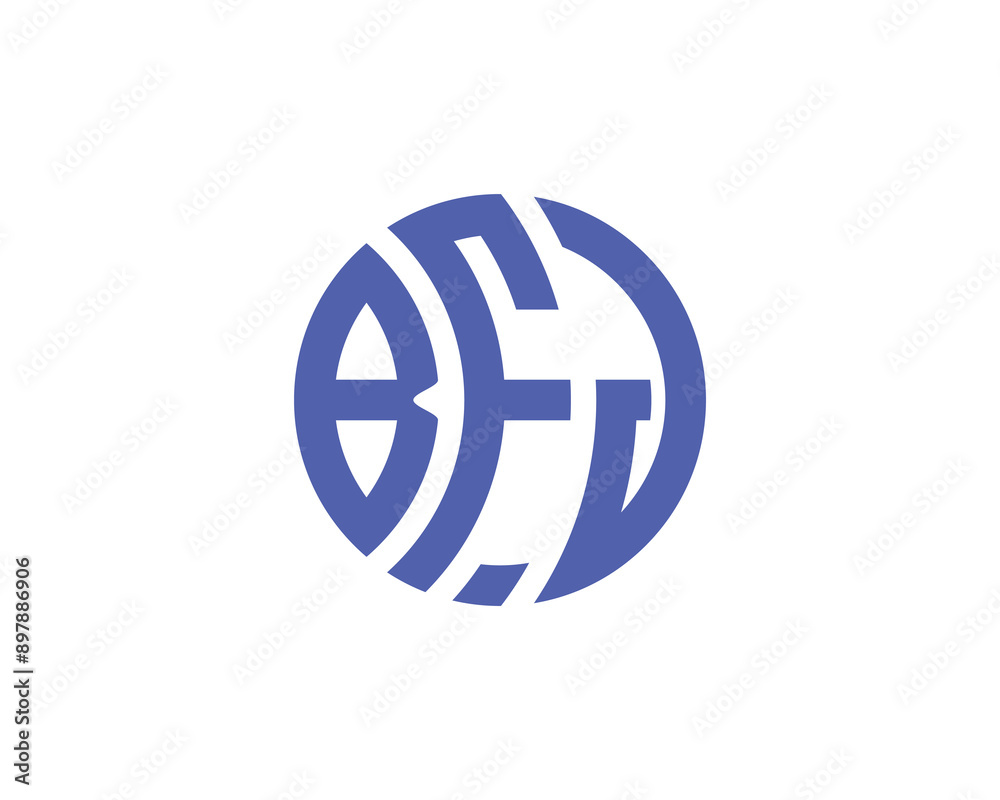 BFJ Logo design vector template. BFJ logo design. BFJ Logo design vector template. BFJ logo design.