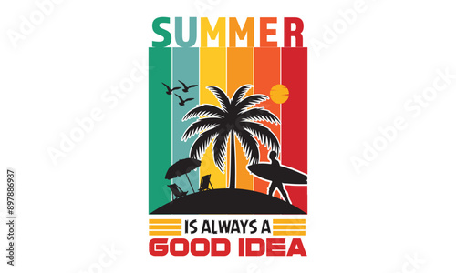 summer holiday t shirt design