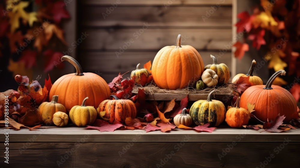 rustic fall leaves table rustic fall leaves table
