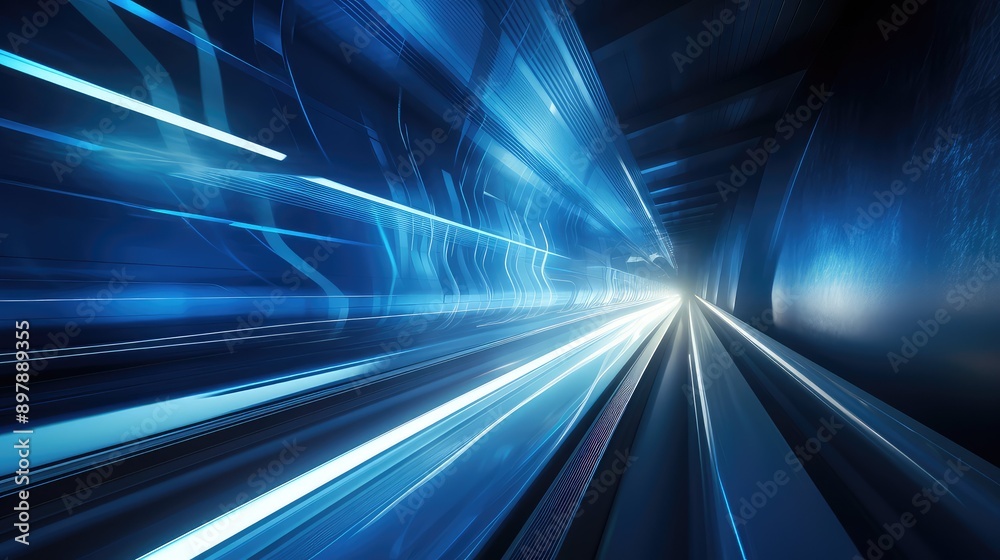 train blue light streaks train blue light streaks