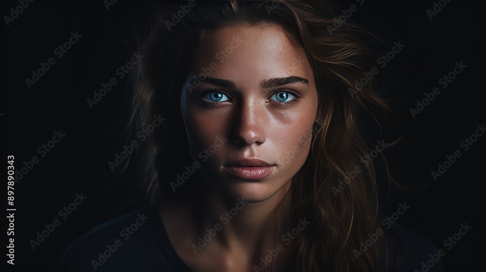 dramatic dark portrait background dramatic dark portrait background