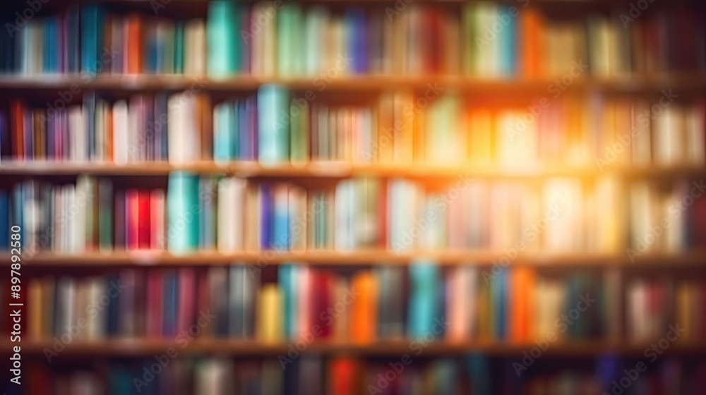 room blurred interior bookshelf room blurred interior bookshelf