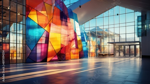 contemporary church glass