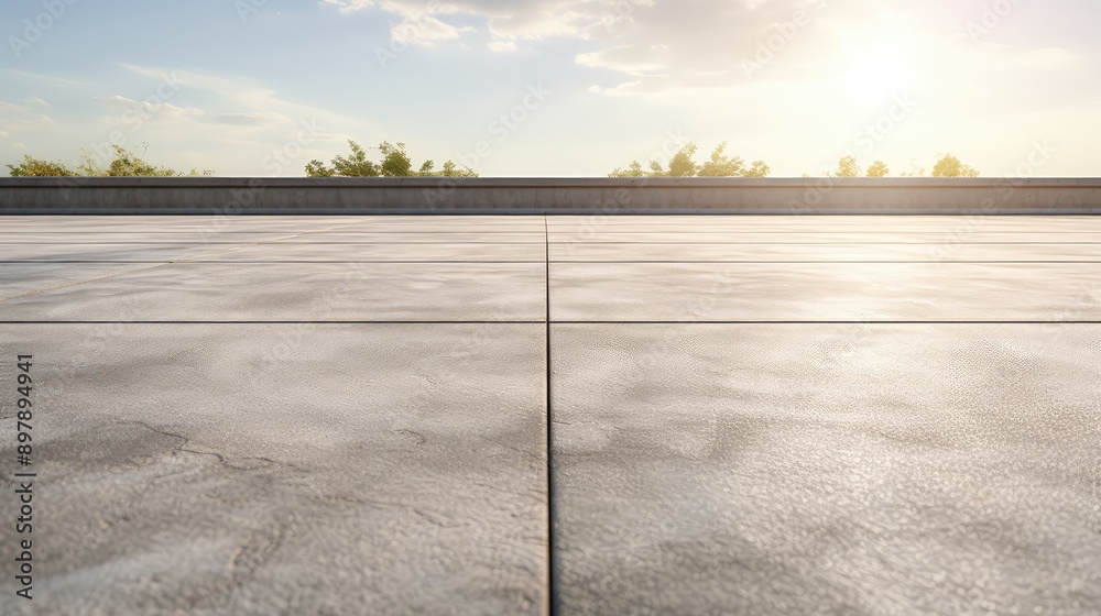 Fototapeta premium glossy concrete road texture
