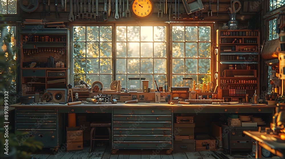 A cinematic photograph of a crafting workbench, precisely organized craft tools and materials, soft sunlight creating a cozy atmosphere, intricate details on the tools and materials, A cinematic photograph of a crafting workbench, precisely organized craft tools and materials, soft sunlight creating a cozy atmosphere, intricate details on the tools and materials,