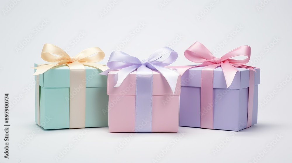 bow present box white background bow present box white background