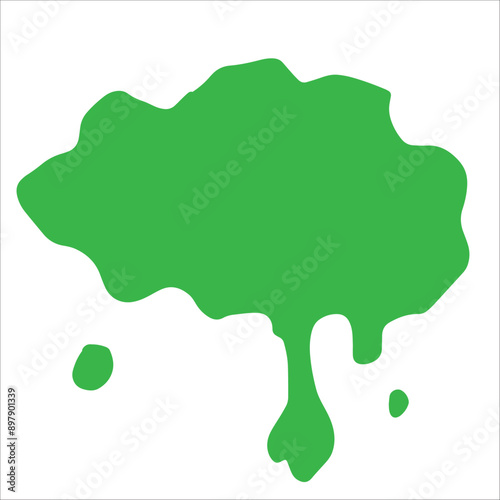 Paint blue pigment spray splash stain illustration spots