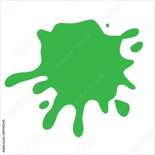 Paint blue pigment spray splash stain illustration spots