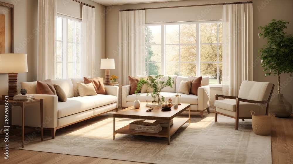 Fototapeta premium sofa residential interiors