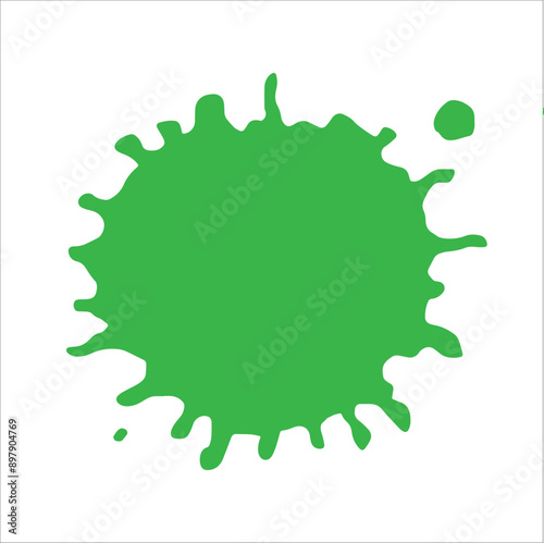 Paint blue pigment spray splash stain illustration spots