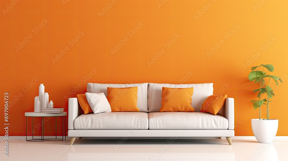 minimalist orange wall minimalist orange wall