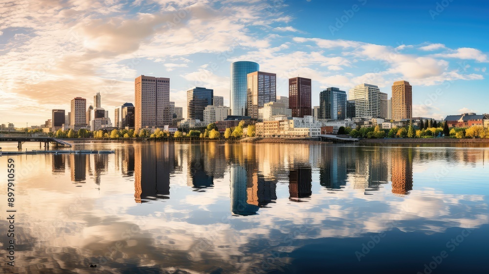 reflection cities office buildings reflection cities office buildings