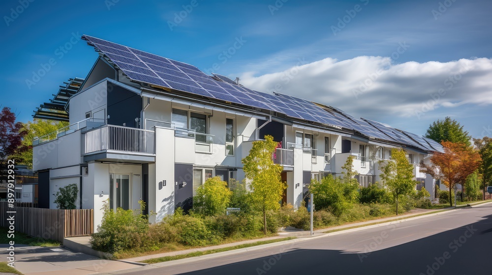 energy house with solar panels energy house with solar panels