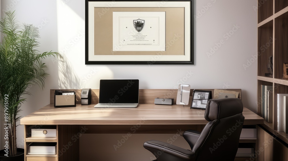 expertise certificate on wall