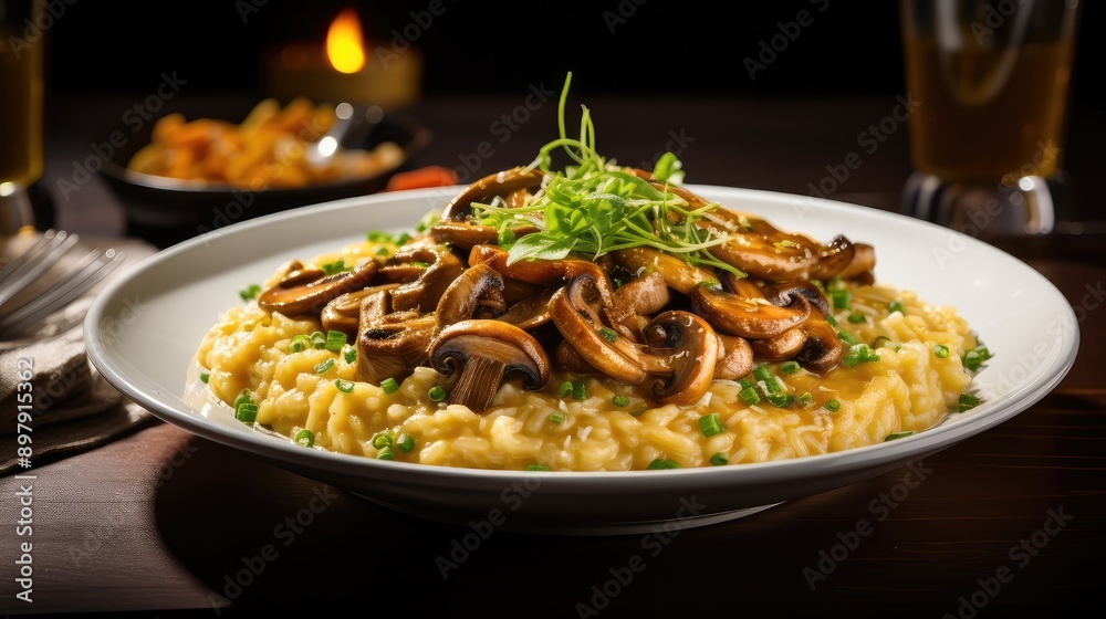 dish yellow oyster mushrooms dish yellow oyster mushrooms