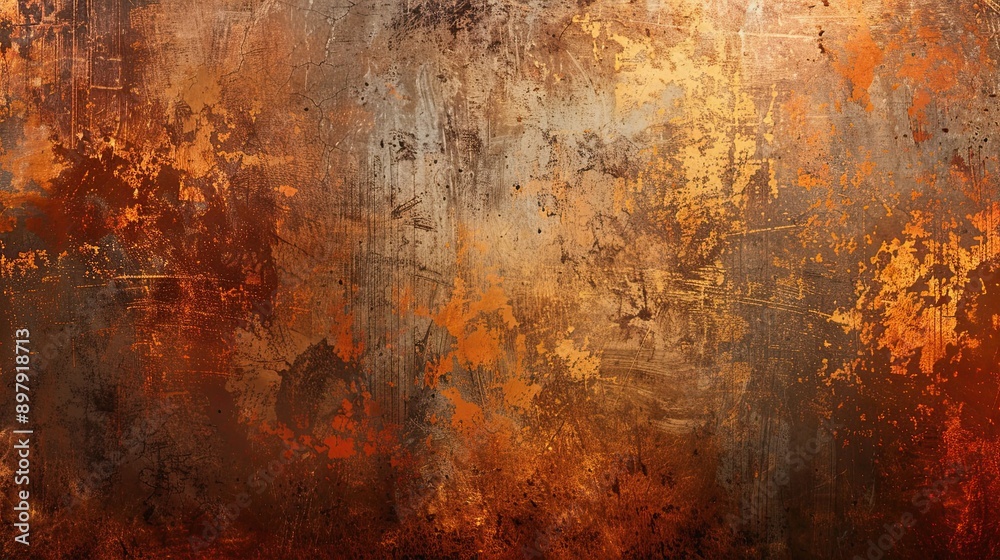 Abstract rust background featuring a blend of textures and earthy tones Abstract rust background featuring a blend of textures and earthy tones