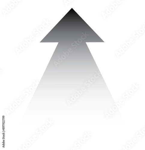 Arrow sign color icons gradient color