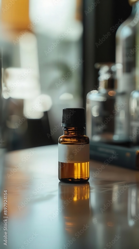 Close-up of a label showing acid content in a cosmetic product Close-up of a label showing acid content in a cosmetic product