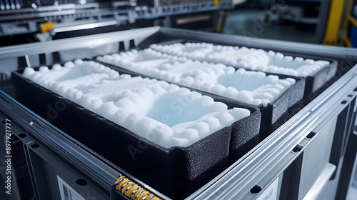 Packing Electronic Components Using Anti Static Foam for Safe Storage and Shipping