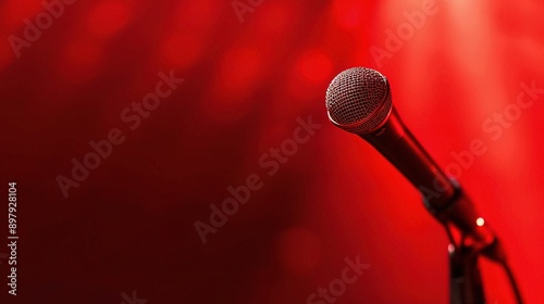 Vibrant Red Speech Background: Creating an Impactful and Captivating Visual Atmosphere