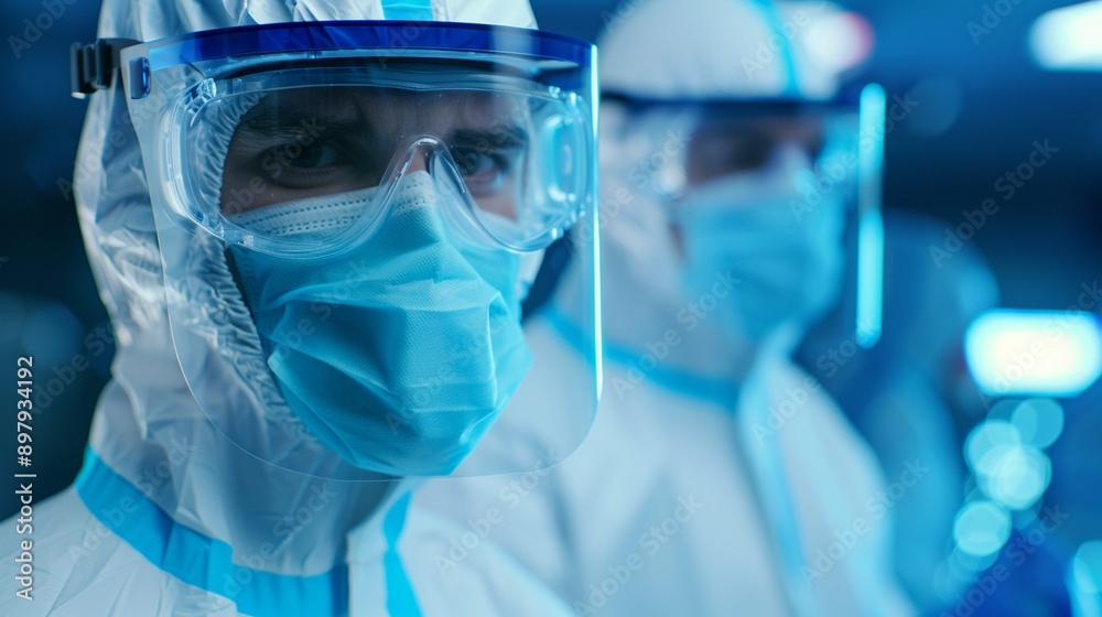Scientists in protective gear managing a deadly solution, advanced safeguards, photorealistic, high detail, intense atmosphere 8K , high-resolution, ultra HD,up32K HD Scientists in protective gear managing a deadly solution, advanced safeguards, photorealistic, high detail, intense atmosphere 8K , high-resolution, ultra HD,up32K HD