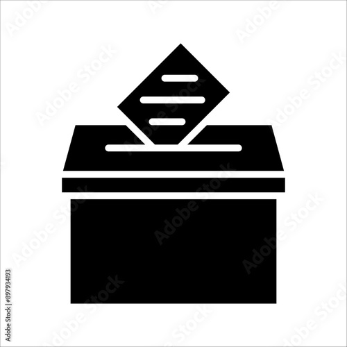 Vote icon, voting sign for mobile concept and web design, vector illustration, on a white background.