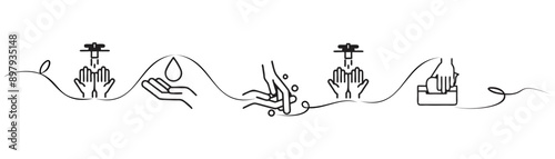 Icon Hamdwash, illustration of handwash