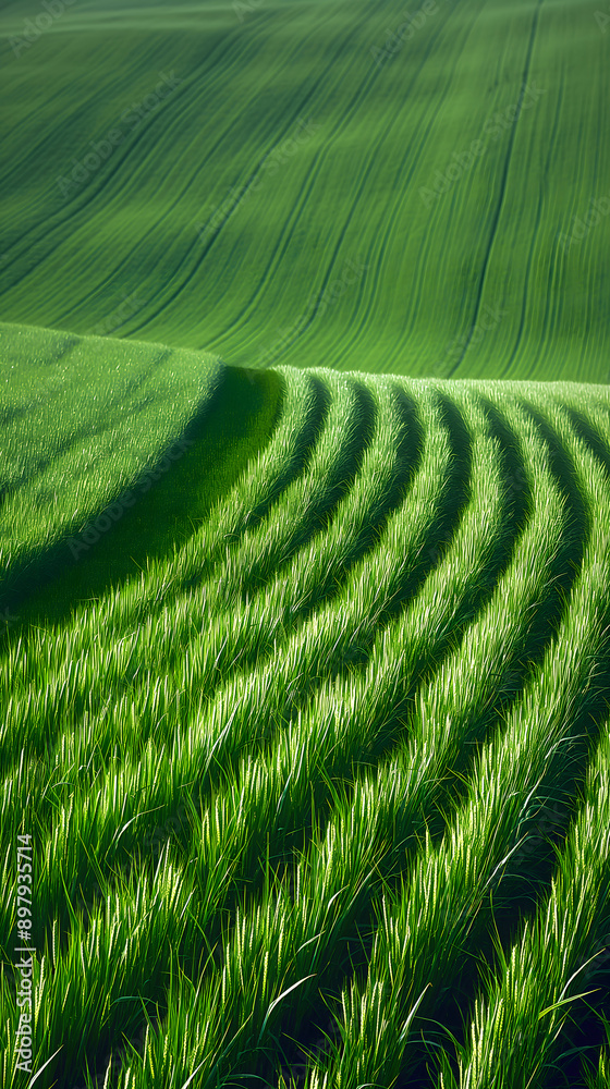 Fototapeta premium Green earth-themed illustrations and backgrounds featuring trees, bird's eye views, and natural elements for a refreshing and serene wallpaper experience.