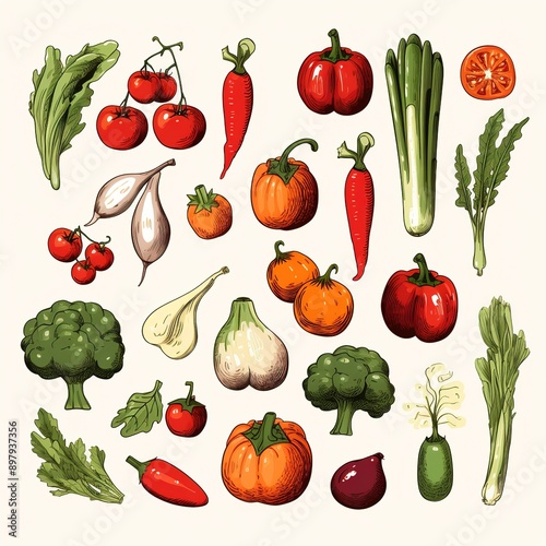 collection of vegetables