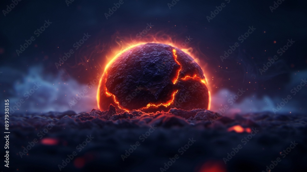 Elemental earth cracking open, releasing harmful toxins into the air, dark fantasy style, eerie atmosphere, detailed illustration, glowing effects 8K , high-resolution, ultra HD,up32K HD Elemental earth cracking open, releasing harmful toxins into the air, dark fantasy style, eerie atmosphere, detailed illustration, glowing effects 8K , high-resolution, ultra HD,up32K HD