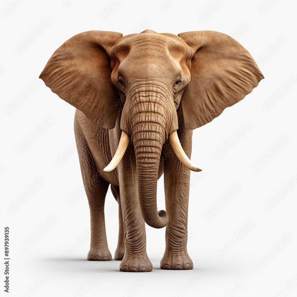 Obraz premium elephant isolated on white