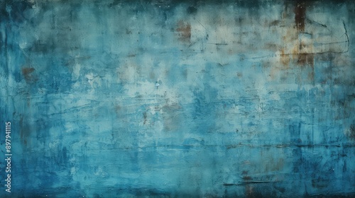 worn blue grunge background