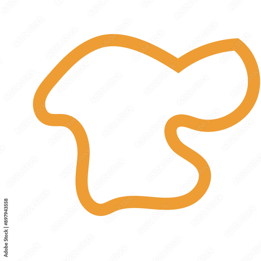 Fototapeta premium Neutral abstract shapes outlines vectors decorative 
