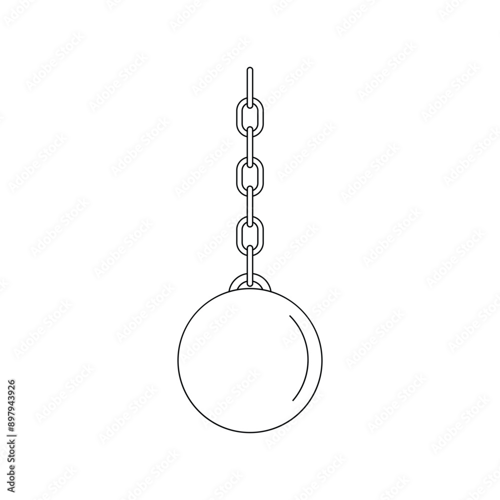 wrecking steel ball icon wrecking steel ball icon