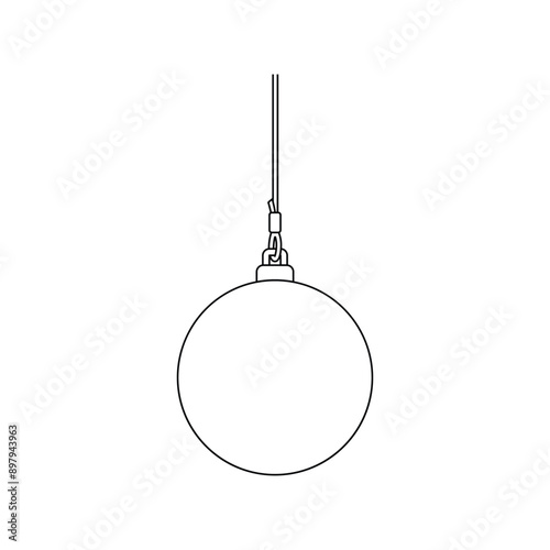 wrecking steel ball icon