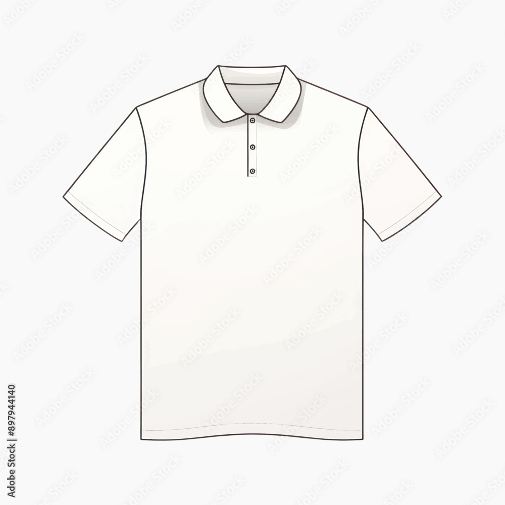 Classic white short-sleeve shirt Classic white short-sleeve shirt