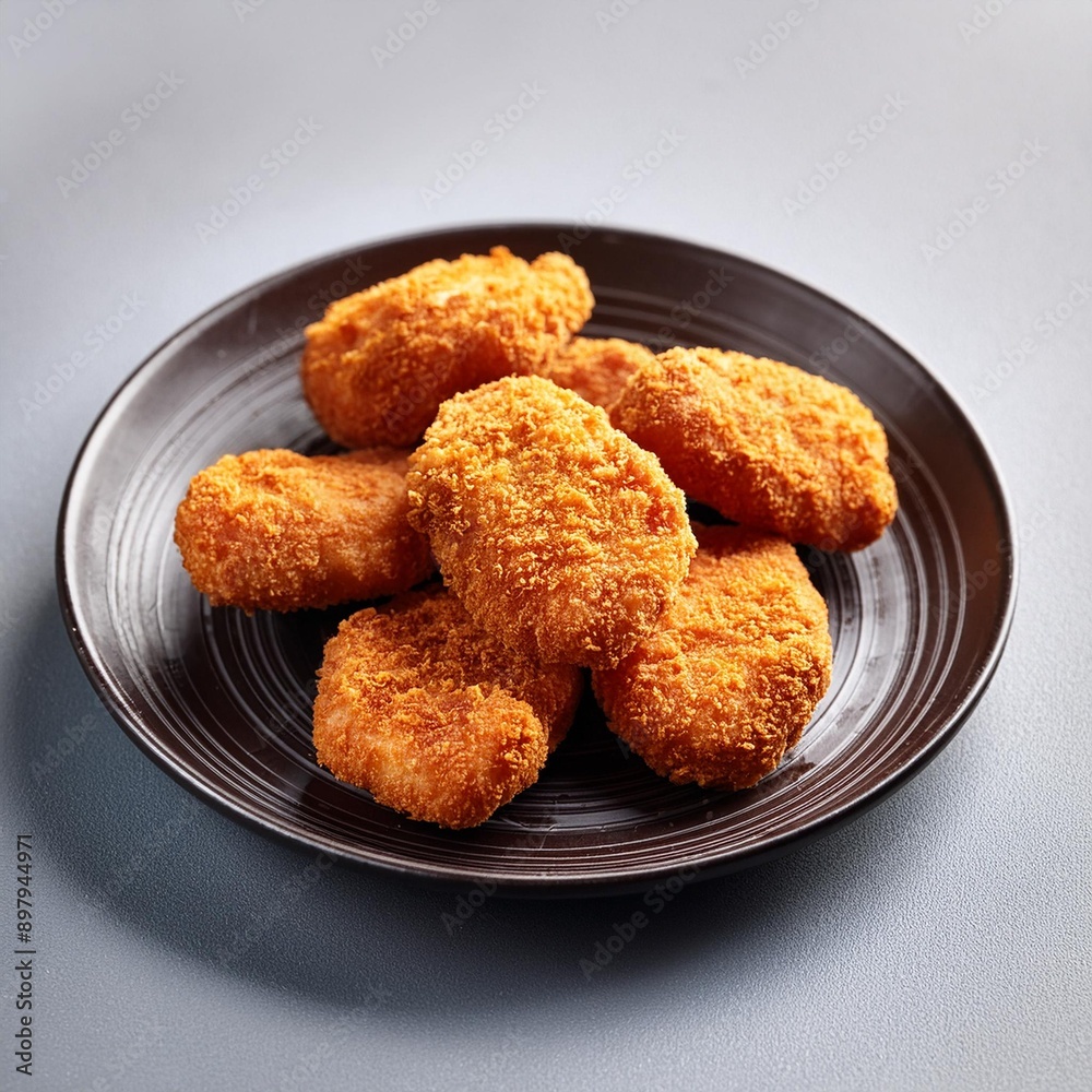 Spicy fried crispy chicken nuggets Spicy fried crispy chicken nuggets