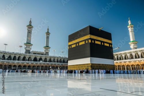 people do hajj at kaaba