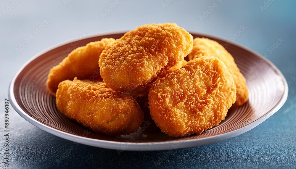 Spicy fried crispy chicken nuggets Spicy fried crispy chicken nuggets